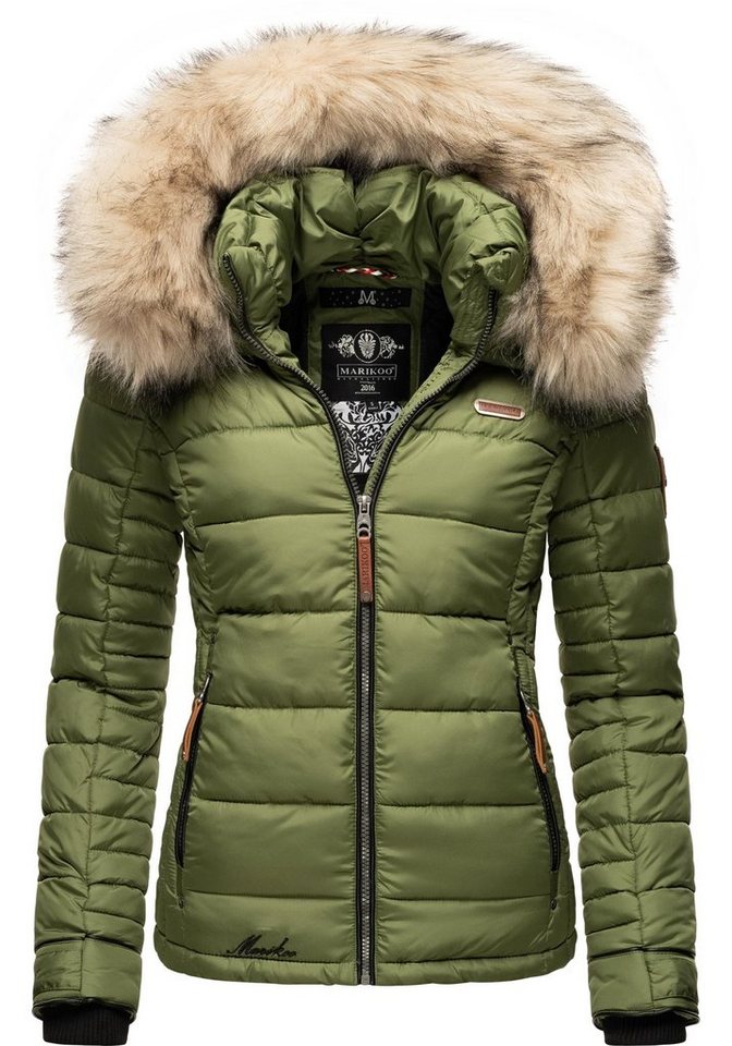 Marikoo Winterjacke Lerikaa Winter Steppjacke mit abnehmbarem Kunstfell Marikoo Winterjacke Lerikaa Winter Steppjacke mit abnehmbarem Kunstfell von Marikoo