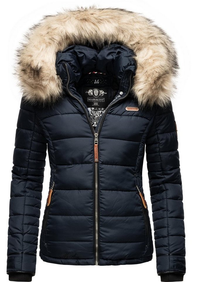 Marikoo Winterjacke Lerikaa Winter Steppjacke mit abnehmbarem Kunstfell Marikoo Winterjacke Lerikaa Winter Steppjacke mit abnehmbarem Kunstfell von Marikoo