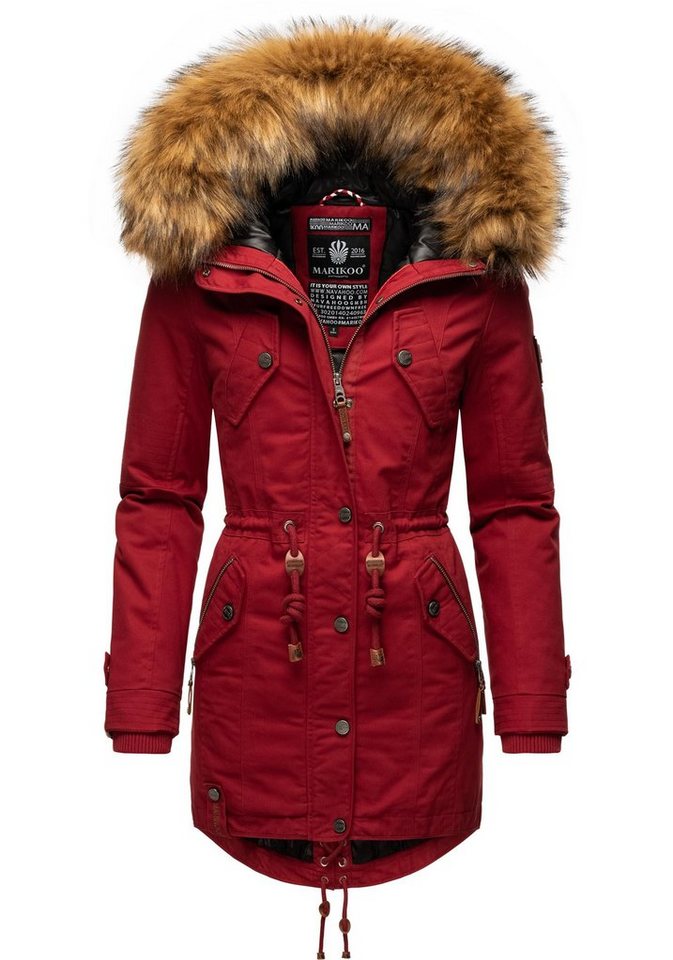 Marikoo Wintermantel La Viva Prc stylischer Winterparka mit abnehmbarem Kunstfell Marikoo Wintermantel La Viva Prc stylischer Winterparka mit abnehmbarem Kunstfell von Marikoo