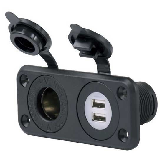 Marinco Receptacle Deluxe Dual Usb Charger 12v Silber Marinco Receptacle Deluxe Dual Usb Charger 12v Silber von Marinco