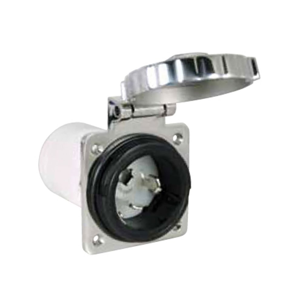 Marinco Stainless Steel 3939628 Ip56 Lid Plug 125-250v Silber 50A Marinco Stainless Steel 3939628 Ip56 Lid Plug 125-250v Silber 50A von Marinco