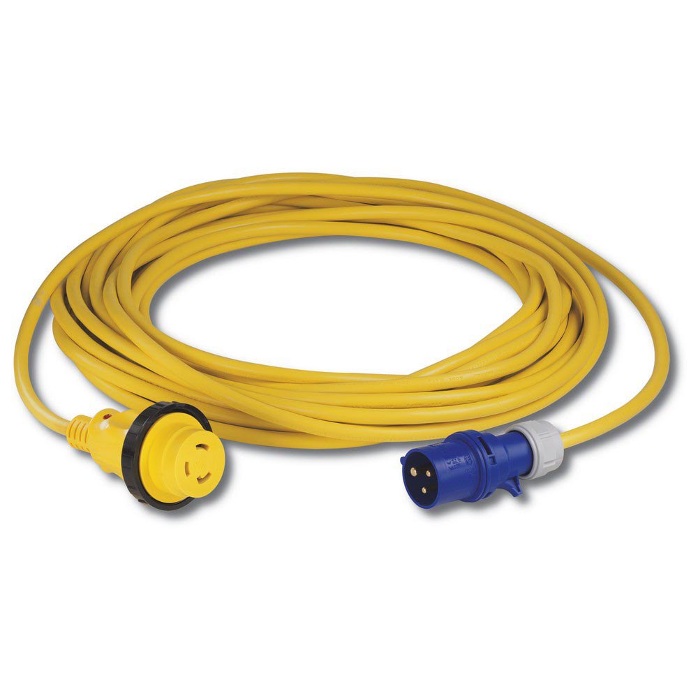 Marinco Cordset With European Plug 10 M Gelb von Marinco