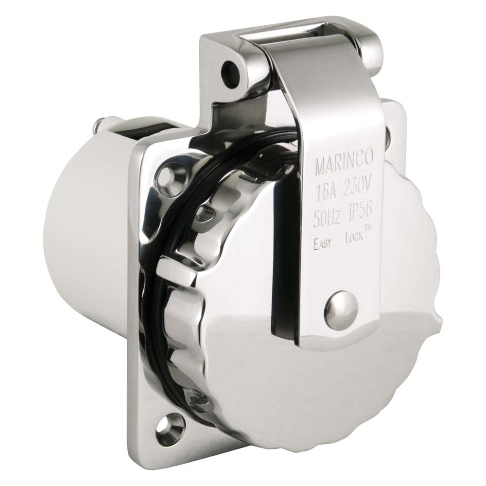 Marinco Easy Lock Inlet Silber 16 A / 230 V Marinco Easy Lock Inlet Silber 16 A / 230 V von Marinco