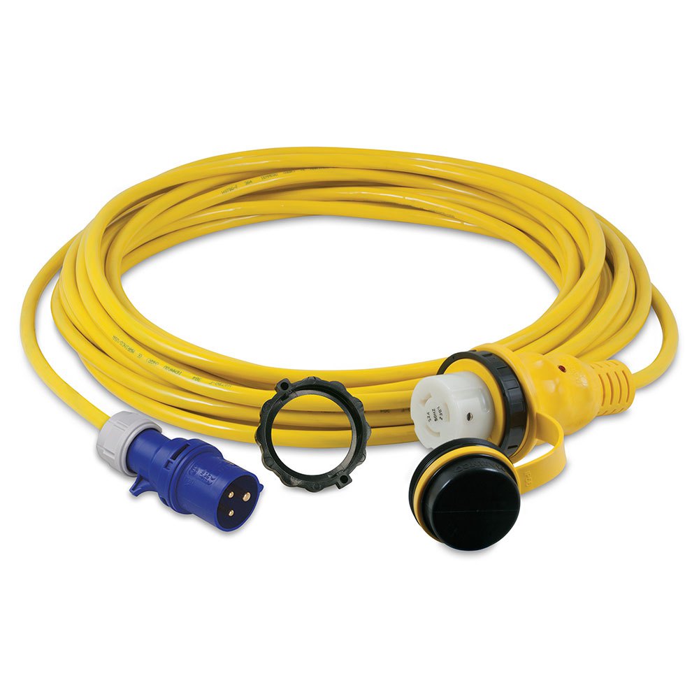 Marinco Locking Shore Power Cordset Eu Gelb 32A 230V von Marinco