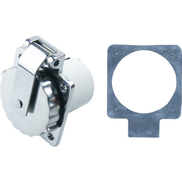 Marinco Power Inlet 30a 125v Silber Marinco Power Inlet 30a 125v Silber von Marinco