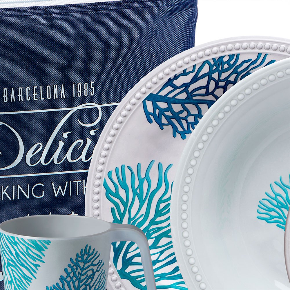 Marine Business Mare Tableware Set 24 Pieces Blau 30 x 30 x 28 cm Marine Business Mare Tableware Set 24 Pieces Blau 30 x 30 x 28 cm von Marine Business