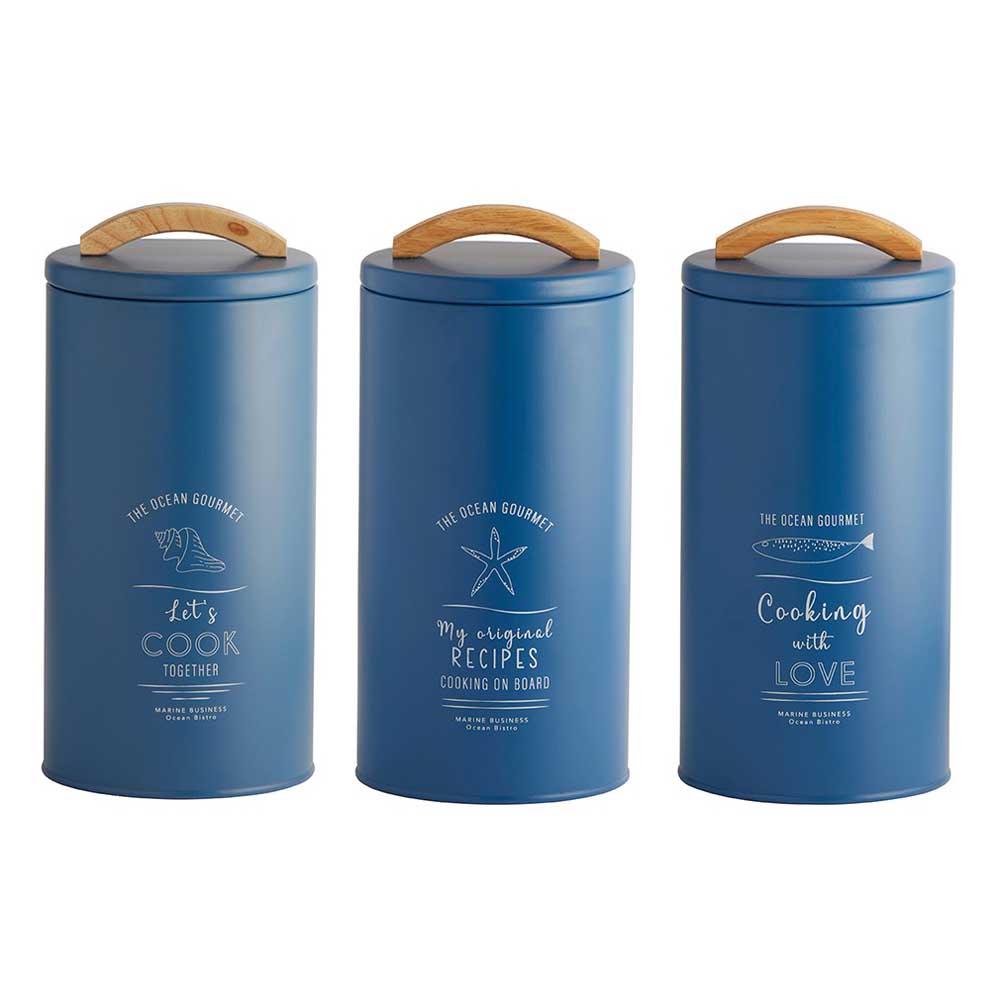 Marine Business Menorca L Containers Set 3 Units Blau Marine Business Menorca L Containers Set 3 Units Blau von Marine Business