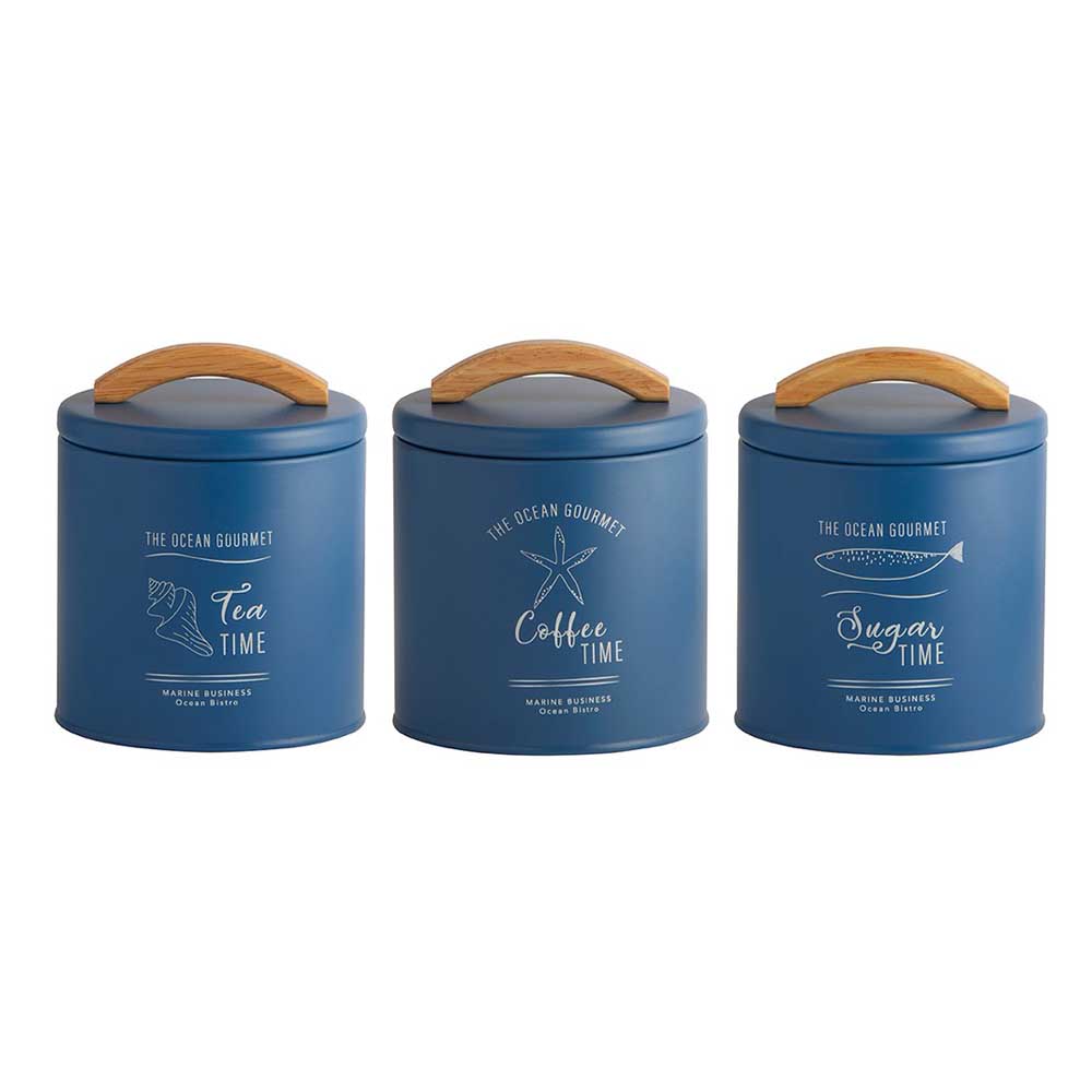 Marine Business Menorca S Containers Set 3 Units Blau Marine Business Menorca S Containers Set 3 Units Blau von Marine Business