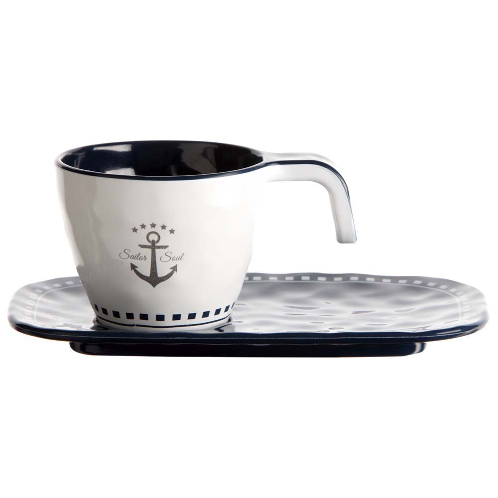 Marine Business Sailor Espresso 80ml Coffee Set Silber von Marine Business