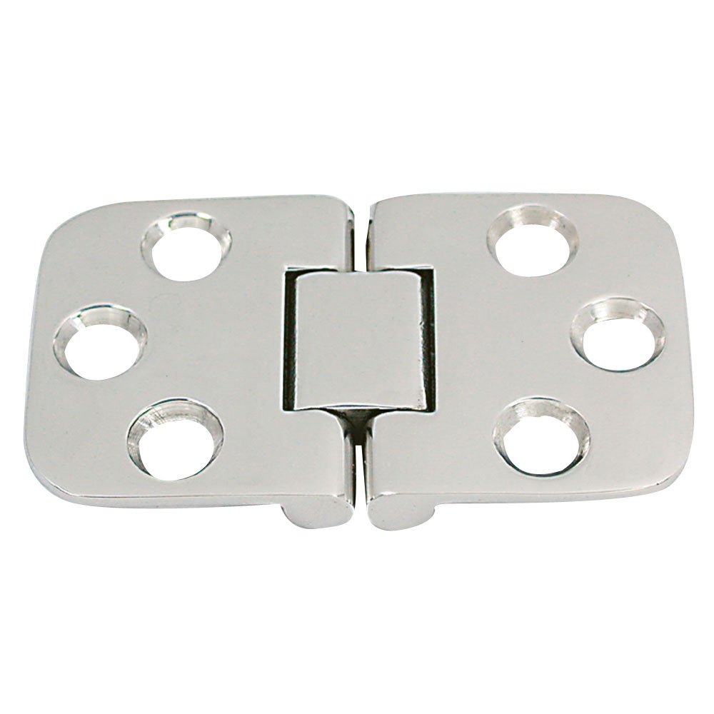 Marine Town 70x40x2 Mm Stainless Steel Hinge With Stop Silber von Marine Town