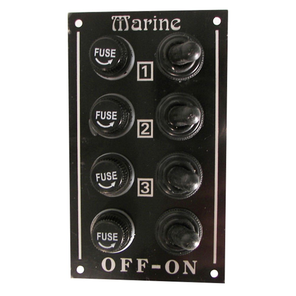 Marine Town Fuse Holder 4 Switches Electric Panel Silber 120 x 70 mm Marine Town Fuse Holder 4 Switches Electric Panel Silber 120 x 70 mm von Marine Town