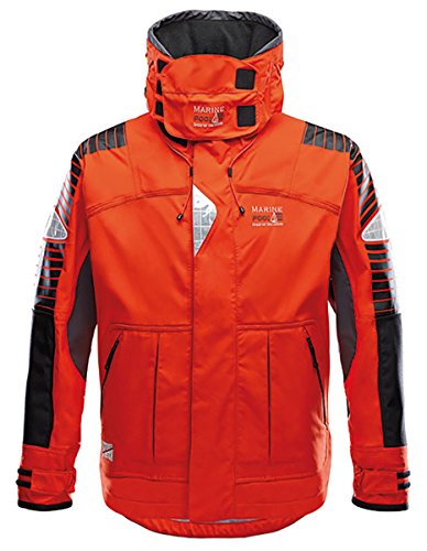 Marinepool Herren Segeljacke Ramsgate Offshore, orange, XL von Marinepool