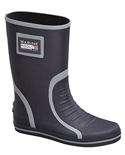 Marinepool Hiddensee Segelstiefel Navy, Größe 44 von Marinepool