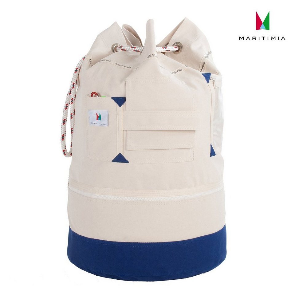 Maritimia Wäschesack Yacht Seesack Tortola aus extrem stabilem Persenningstoff, Leinenversc Maritimia Wäschesack Yacht Seesack Tortola aus extrem stabilem Persenningstoff, Leinenversc von Maritimia