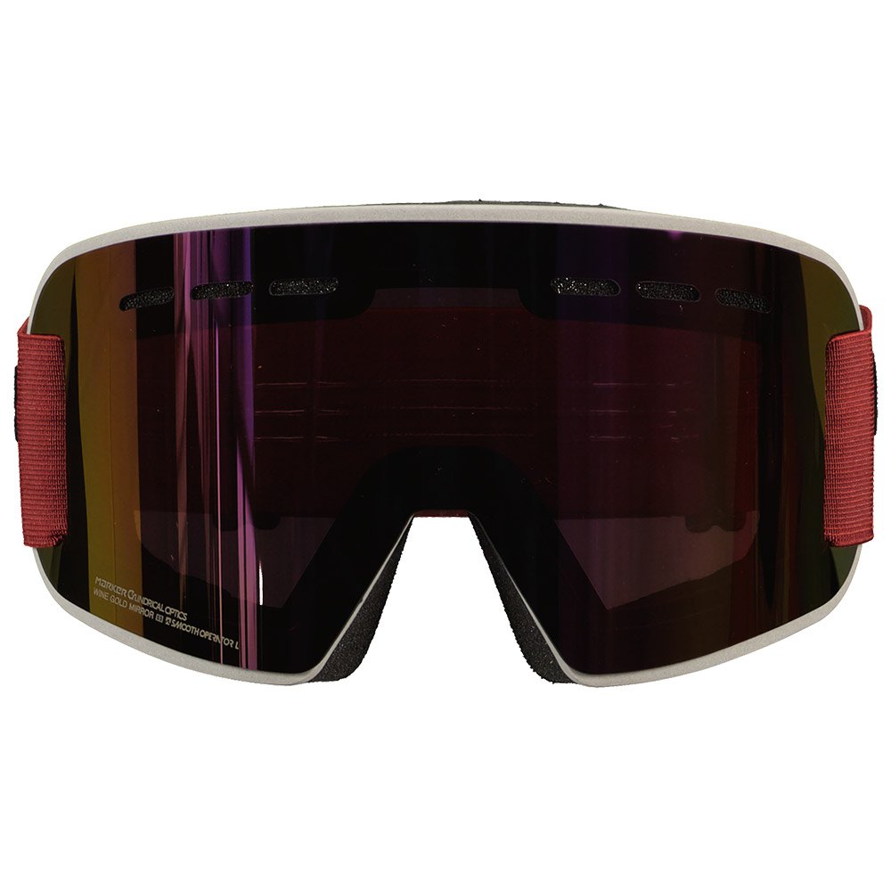 Marker Smooth Operator L Ski Goggles Rot Wine Gold Mirror/CAT3 Marker Smooth Operator L Ski Goggles Rot Wine Gold Mirror/CAT3 von Marker