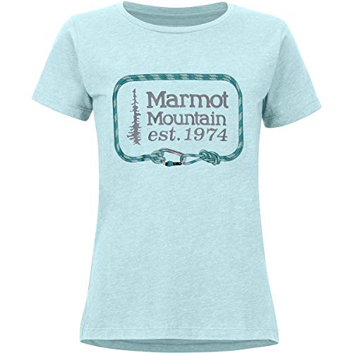 Marmot Damen Ascender T-Shirt, Corydalis Blue Heather, S von Marmot