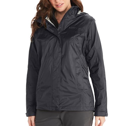 Marmot Damen PreCip Eco Jacket, Wasserdichte Regenjacke, winddichter Regenmantel, atmungsaktiver, faltbarer Hardshell Windbreaker, optimal zum Fahrradfahren und Wandern, Black, XS Marmot Damen PreCip Eco Jacket, Wasserdichte Regenjacke, winddichter Regenmantel, atmungsaktiver, faltbarer Hardshell Windbreaker, optimal zum Fahrradfahren und Wandern, Black, XS von Marmot