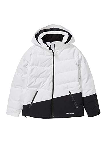 Marmot Damen Wasserdichte, Warme Ski- Und Snowboard-jacke, Atmungsaktive Winterjacke Mit Schneefang, Auch Als Winddichter Regenmantel Nutzbar Wm's Slingshot Jacket, White/Black, L, 79210 Marmot Damen Wasserdichte, Warme Ski- Und Snowboard-jacke, Atmungsaktive Winterjacke Mit Schneefang, Auch Als Winddichter Regenmantel Nutzbar Wm's Slingshot Jacket, White/Black, L, 79210 von Marmot