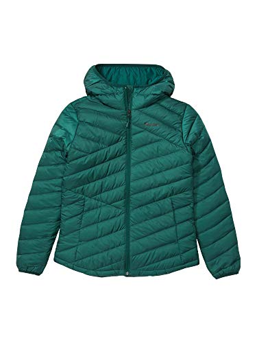 Marmot Damen Ultra-leichte Daunenjacke, 700 Fill-power, Warme Outdoorjacke, Wasserabweisend, Winddicht Wm's Highlander Hoody, Botanical Garden, M, 79360 von Marmot