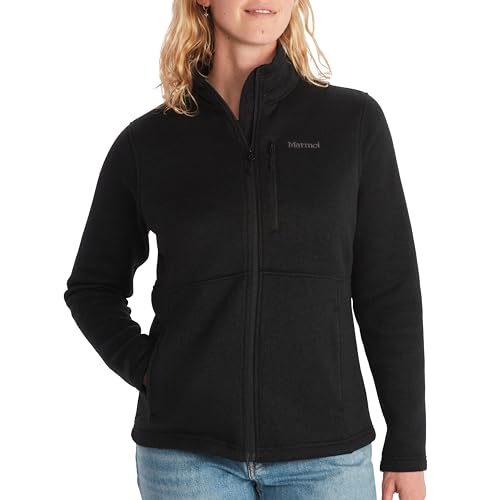Marmot Damen Drop Line Jacket, Warme Fleecejacke, Outdoor-Jacke mit durchgehendem Reißverschluss, atmungsaktiver und windbeständiger Sweater von Marmot
