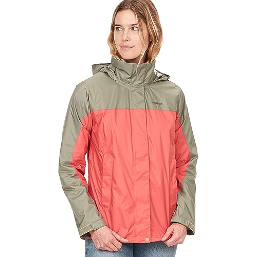 Marmot Damen PreCip Eco Jacket, Wasserdichte Regenjacke, winddichter Regenmantel, atmungsaktiver, faltbarer Hardshell Windbreaker, ideal zum Fahrradfahren & Wandern von Marmot
