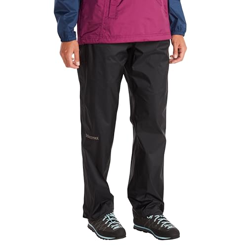 Marmot Damen PreCip Eco Full Zip Pant Long, wasserdichte Regenhose, Winddichte Wanderhose, atmungsaktive Regenkleidung zum Wandern und Trekking, Black, S Marmot Damen PreCip Eco Full Zip Pant Long, wasserdichte Regenhose, Winddichte Wanderhose, atmungsaktive Regenkleidung zum Wandern und Trekking, Black, S von Marmot