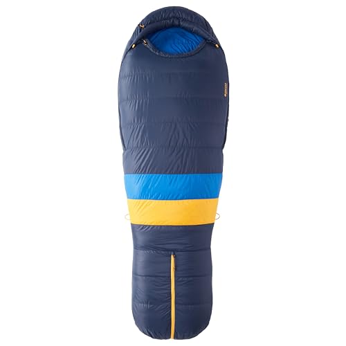 Marmot Damen Women's Ouray, Mumienschlafsack für Erwachsene, Entendaunen mit 650er Bauschkraft, sehr leicht und warm, 168 cm, geeignet bis -40 °C, Solar/Red Sun, 168 cm Marmot Damen Women's Ouray, Mumienschlafsack für Erwachsene, Entendaunen mit 650er Bauschkraft, sehr leicht und warm, 168 cm, geeignet bis -40 °C, Solar/Red Sun, 168 cm von Marmot