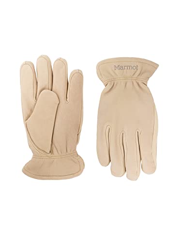 Marmot Herren Basic Work Glove, gefütterte Lederhandschuhe, robuste Arbeitshandschuhe, mit schnelltrocknendem Innenfutter von Marmot
