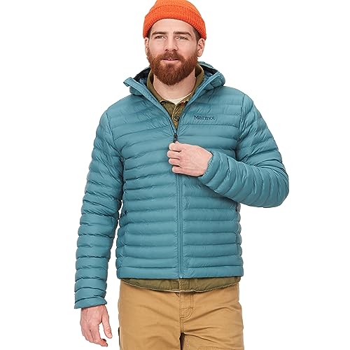 Marmot Herren Echo Featherless Hoody, Ultra-leichte isolierte Winterjacke, warme Outdoorjacke mit Kapuze, wasserabweisende Steppjacke, winddichte Funktionsjacke mit kleinem Packmaß von Marmot