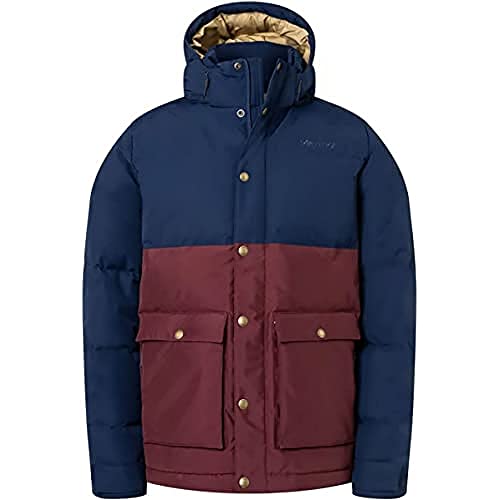 Marmot Herren Fordham Jacket, Ultra-leichte Daunenjacke, warme Winterjacke, wasserabweisende Steppjacke, winddichte Funktionsjacke, klein packbare Outdoorjacke mit Kapuze von Marmot