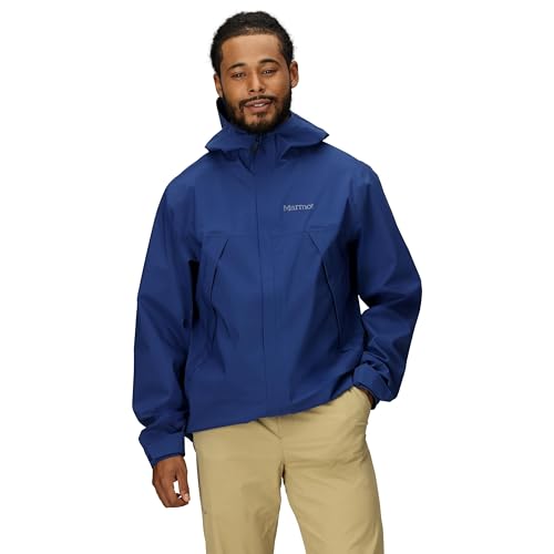 Marmot Herren PreCip Eco Pro Jacket, Wasserdichte Regenjacke, winddichter Regenmantel, atmungsaktiv, faltbarer Hardshell Windbreaker, optimal zum Wandern und Trekking, Twilight Blue, XL Marmot Herren PreCip Eco Pro Jacket, Wasserdichte Regenjacke, winddichter Regenmantel, atmungsaktiv, faltbarer Hardshell Windbreaker, optimal zum Wandern und Trekking, Twilight Blue, XL von Marmot
