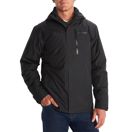 Marmot Herren Ramble Component Jacket, Wasserdichte Jacke, warme 3 in 1 Regenjacke mit Kapuze, winddichter Regenmantel, atmungsaktiver Windbreaker, ideal zum Wandern, Black, XL Marmot Herren Ramble Component Jacket, Wasserdichte Jacke, warme 3 in 1 Regenjacke mit Kapuze, winddichter Regenmantel, atmungsaktiver Windbreaker, ideal zum Wandern, Black, XL von Marmot