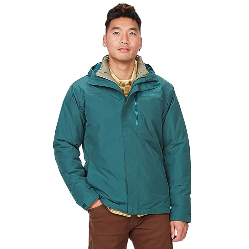 Marmot Herren Ramble Component Jacket, Wasserdichte Jacke, warme 3 in 1 Regenjacke mit Kapuze, winddichter Regenmantel, atmungsaktiver Windbreaker, ideal zum Wandern von Marmot