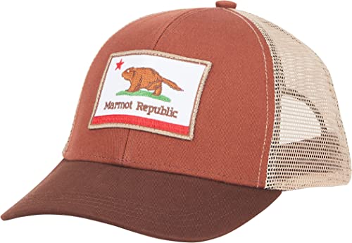 Marmot Herren Retro Trucker Baseballkappe, Picante/Whiskey Brown, Einheitsgröße EU Marmot Herren Retro Trucker Baseballkappe, Picante/Whiskey Brown, Einheitsgröße EU von Marmot