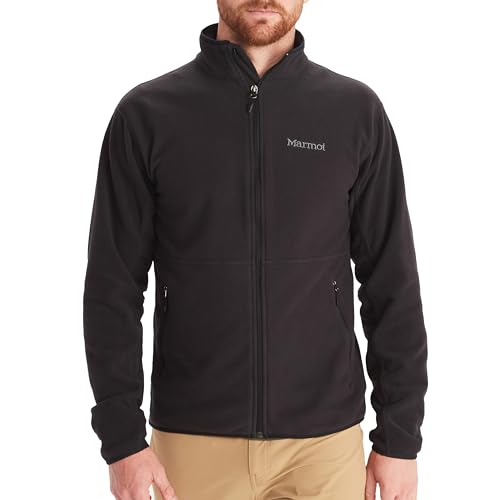 Marmot Herren Rocklin Jacket, Warme Fleecejacke, Outdoor-Jacke mit durchgehendem Reißverschluss, atmungsaktiver und windbeständiger Sweater, Black, XXL Marmot Herren Rocklin Jacket, Warme Fleecejacke, Outdoor-Jacke mit durchgehendem Reißverschluss, atmungsaktiver und windbeständiger Sweater, Black, XXL von Marmot