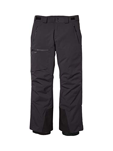 Marmot Herren Wasserdichte Ski- Und Snowboard-hose, Atmungsaktive Funktionshose, Schneehose Zum Wandern Und Langlauf Refuge Pant, Black, M, 11070 von Marmot