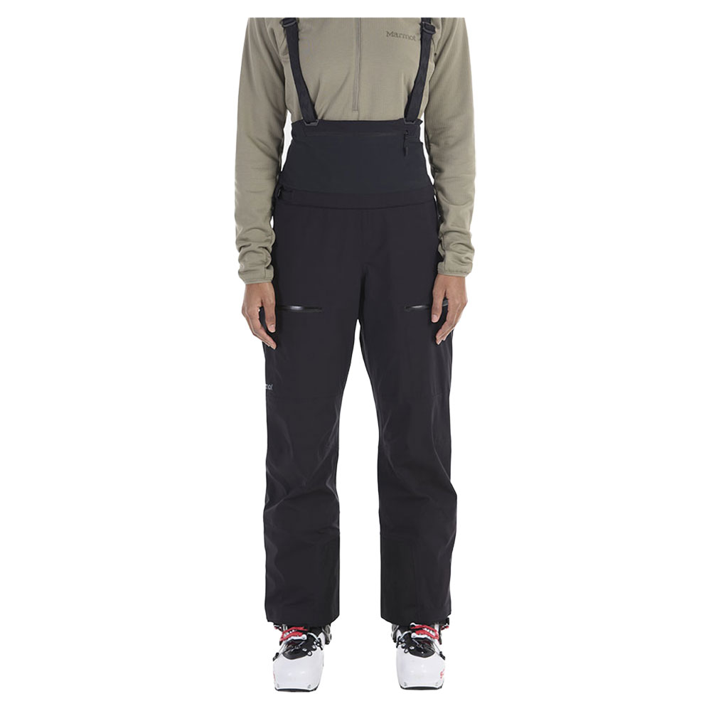 Marmot Solitude Ul Bio 1/4 Bib Pants Schwarz S Frau von Marmot