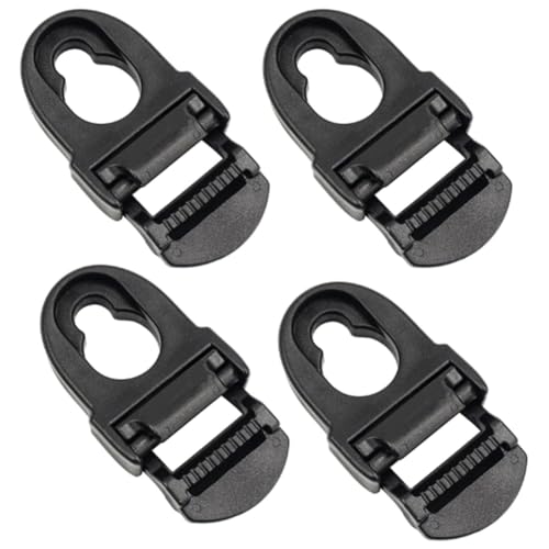 Marran 4 x Kajak-Sitz-Clips, Ersatz-Kajakschnalle, Zubehör, Sicherheitsschnalle, Gurtband, Nylon, Rucksack-Einstellschnalle von Marran