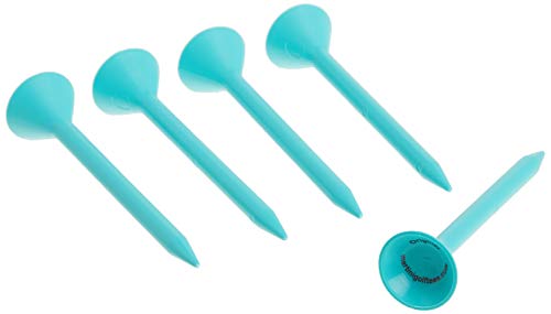 Martini Golf 3–1/10,2 cm langlebigem Kunststoff Tees 5er Pack, DMT003-AQUA, Aqua von MARTINI