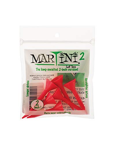 Martini Golf-Tees, unzerbrechlich, 5,1 cm, Rot Martini Golf-Tees, unzerbrechlich, 5,1 cm, Rot von MARTINI