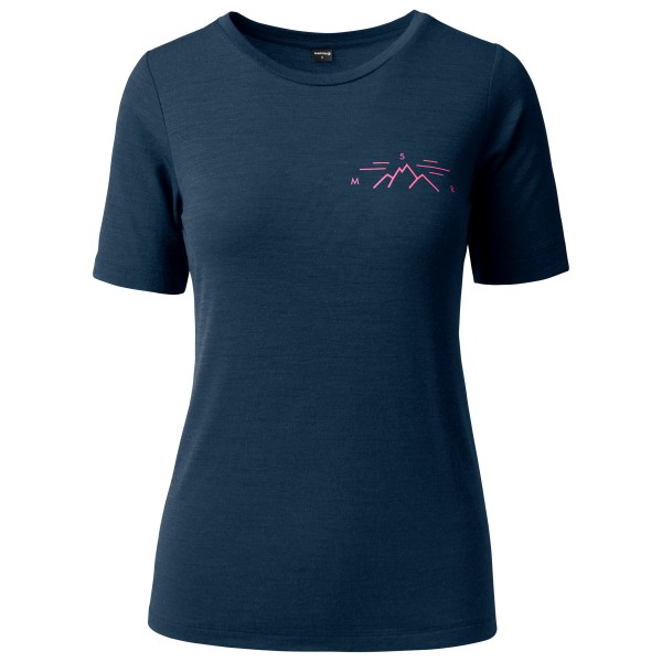 Martini - Women's Trektech Shirt - Merinoshirt Gr L blau von Martini