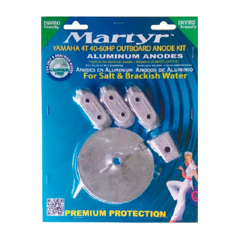 Martyr Anodes Yamaha Mariner 4t 40-60hp Aluminium Anode Silber von Martyr Anodes