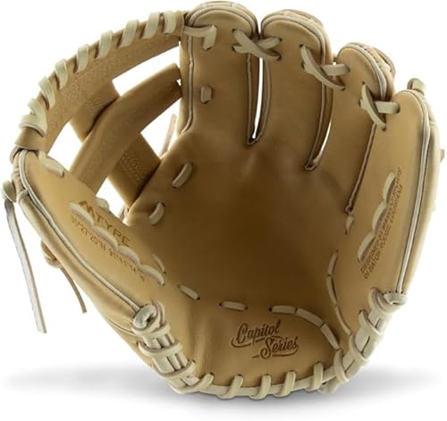 MARUCCI Capitol Series JJ6, Baseballhandschuh, 29,8 cm, Einzelpfostennetz, Rechtshänder von Marucci Sports