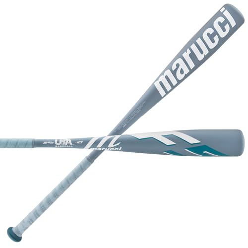 Marucci Jungen F5 SL-10, USA 2 5/8" Barrel Baseball BAT Baseballschläger aus Aluminium, Weiß/Grün, 31" / 21 oz Marucci Jungen F5 SL-10, USA 2 5/8" Barrel Baseball BAT Baseballschläger aus Aluminium, Weiß/Grün, 31" / 21 oz von Marucci