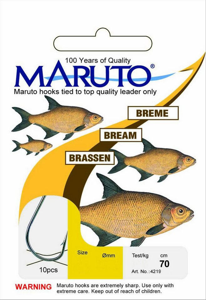 Maruto Stipphaken Maruto Brassenhaken gebunden - 10 Angelhaken für Brassen Maruto Stipphaken Maruto Brassenhaken gebunden - 10 Angelhaken für Brassen von Maruto