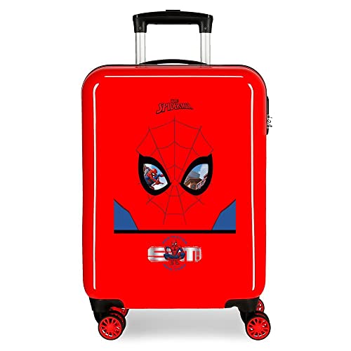 Marvel Spiderman Protector Roter Kabinenkoffer 38 x 55 x 20 cm starres ABS-Seitenkombinationsschloss 34 l 2 kg 4 Doppelräder Handgepäck von Marvel