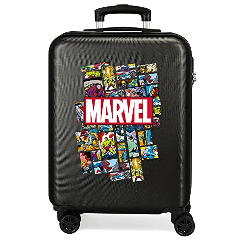 Marvel Avengers Handgepäck schwarz 38x55x20 cm Starres ABS seitliches Zahlenschloss 34L 2,6kgs 4 Doppelräder Handgepäck Marvel Avengers Handgepäck schwarz 38x55x20 cm Starres ABS seitliches Zahlenschloss 34L 2,6kgs 4 Doppelräder Handgepäck von Marvel
