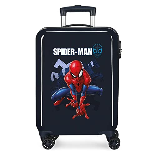 Marvel Spiderman Action Kabinenkoffer Blau 37x55x20 cms Hartschalen ABS Kombinationsschloss 34L 2,6Kgs 4 Doppelräder Handgepäck Marvel Spiderman Action Kabinenkoffer Blau 37x55x20 cms Hartschalen ABS Kombinationsschloss 34L 2,6Kgs 4 Doppelräder Handgepäck von Marvel