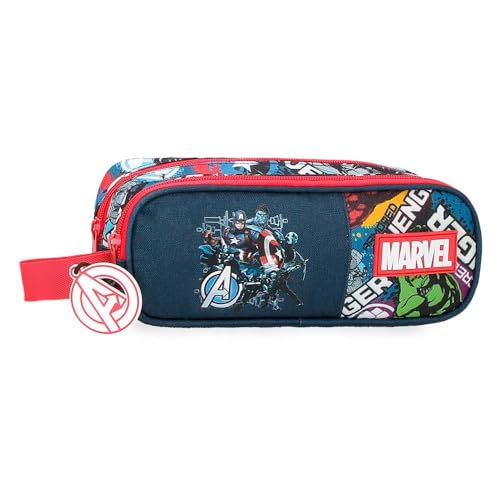 Joumma Marvel Avengers Legendary Doppeletui, Blau, 23 x 9 x 7 cm, Polyester, L, blau, Doppelmäppchen Joumma Marvel Avengers Legendary Doppeletui, Blau, 23 x 9 x 7 cm, Polyester, L, blau, Doppelmäppchen von Marvel