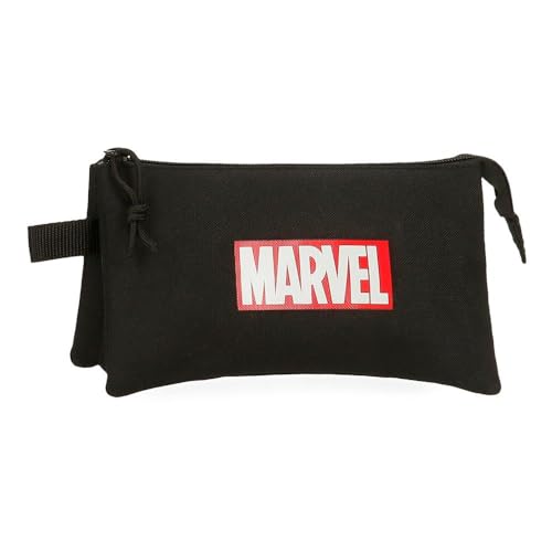 Marvel Unisex Kinder Marvel Red Logo Gepäck- Kuriertasche, Schwarz, Einheitsgröße Marvel Unisex Kinder Marvel Red Logo Gepäck- Kuriertasche, Schwarz, Einheitsgröße von Marvel